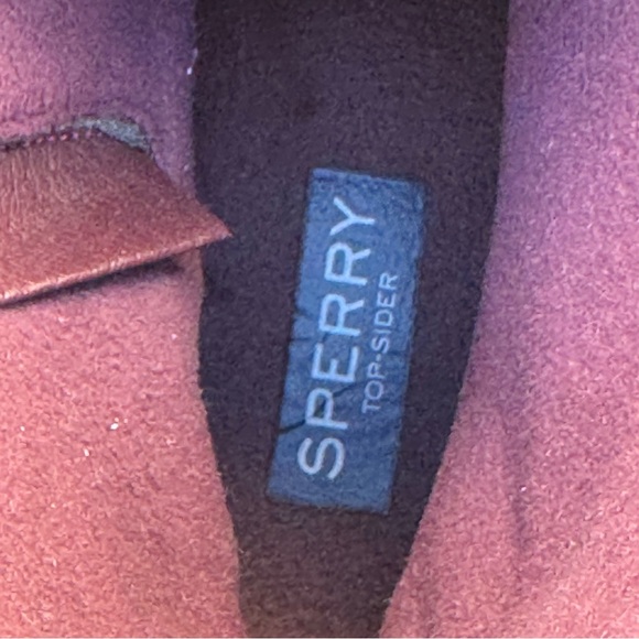 Sperry Women's Quilted Burgundy Women’s Boots Size 10 - Picture 8 of 8